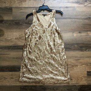 Gianni Bini Gold Sequin Dress